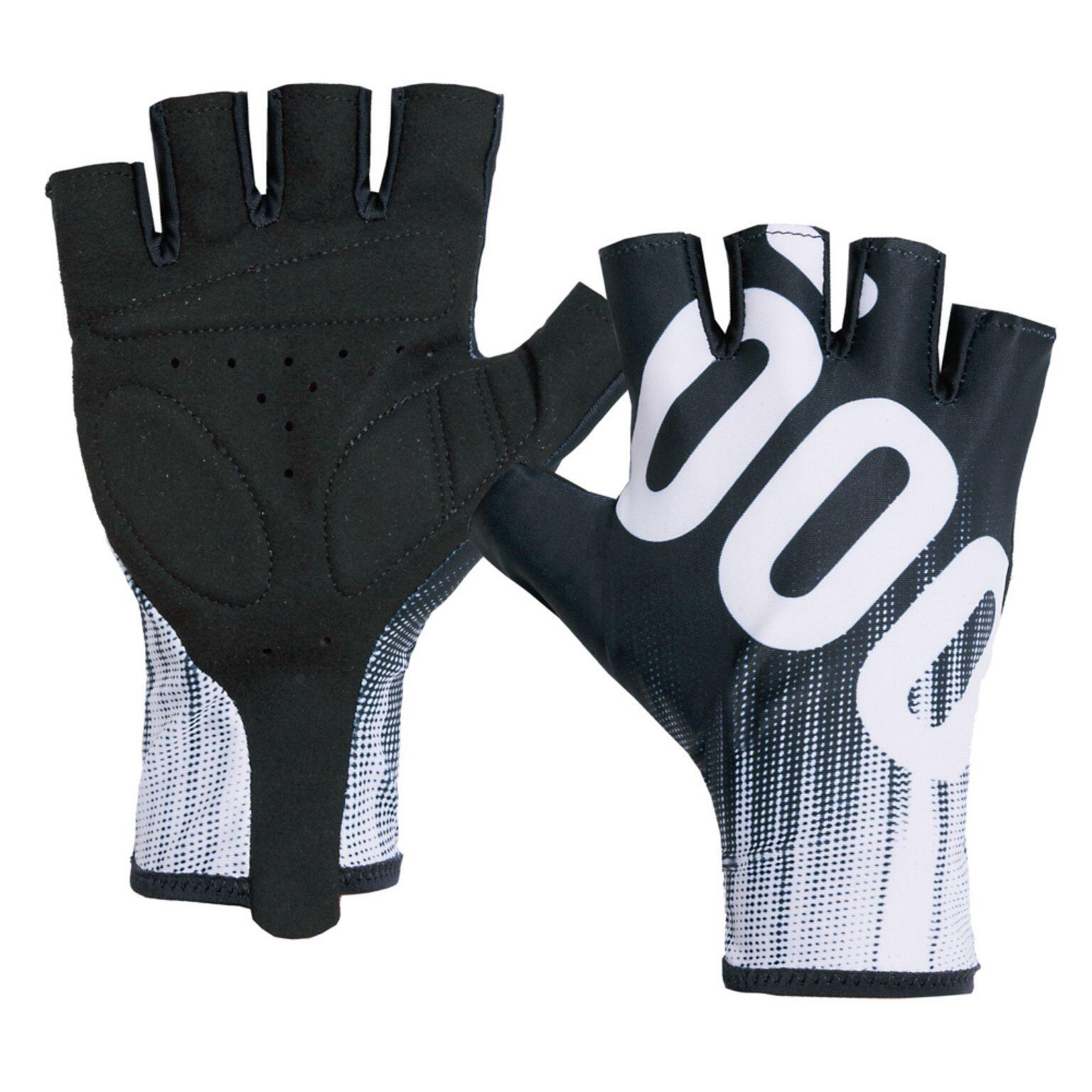 MOOQUER Aero Short Fietshandschoenen Unisex Aero Factory Road Mooquer Aero Zwart