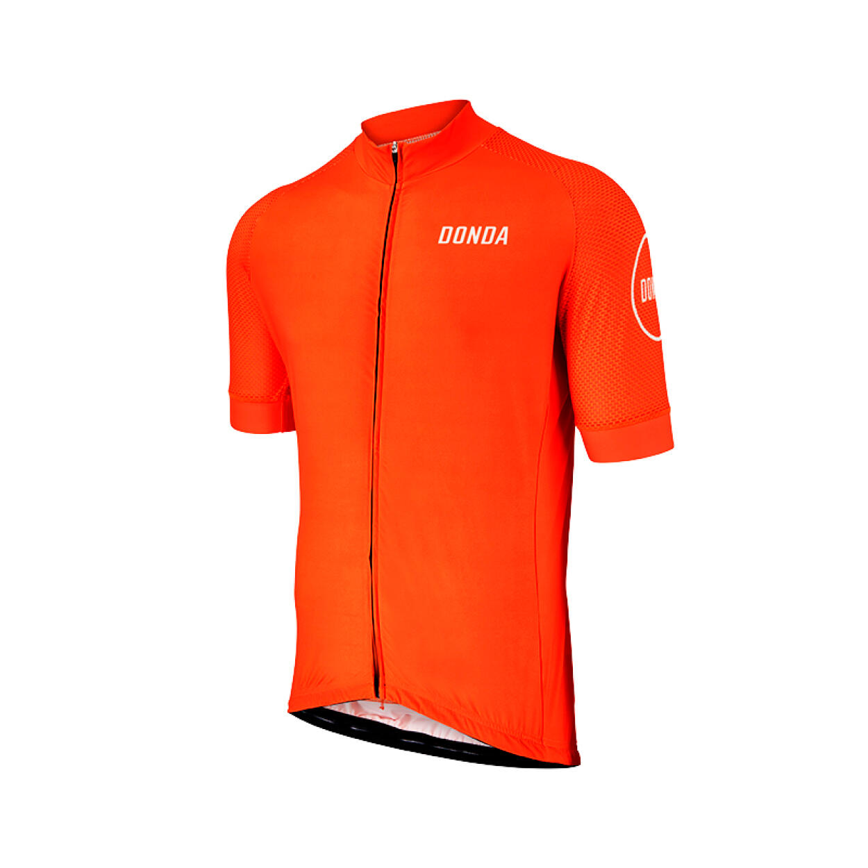 Principal Jersey - Short Sleeved Mens Cycling Jersey - Orange 2/4