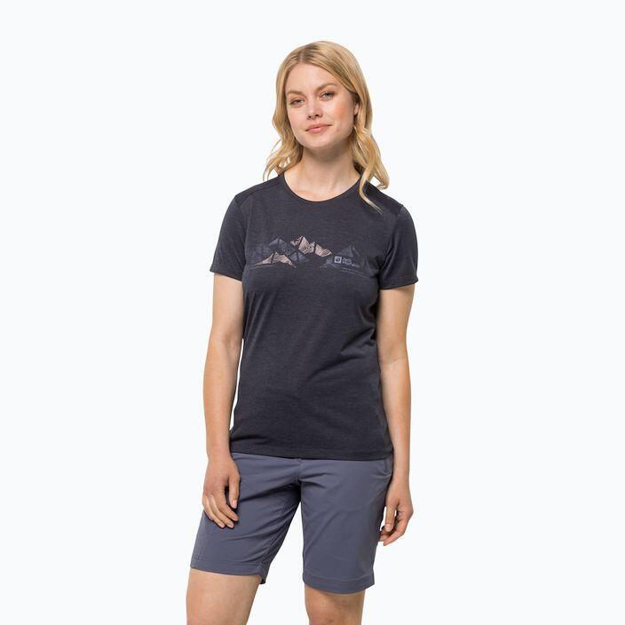 T-shirt de trekking femme Jack Wolfskin Crosstrail Graphic