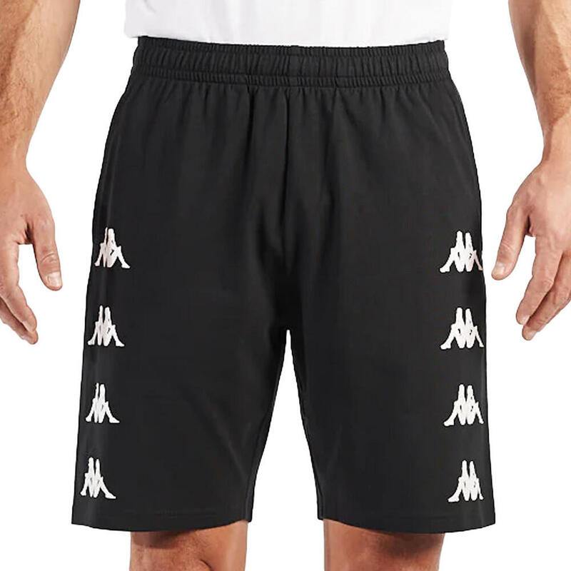 Pantalones Cortos Deportivos para Hombre Kappa Kortimery Negro