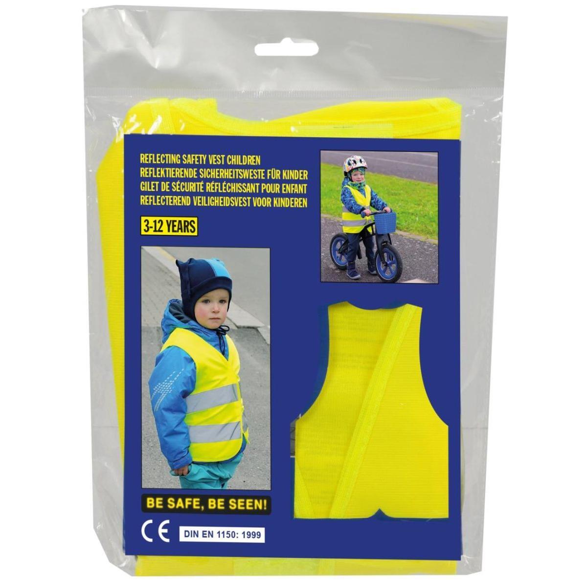 Kinder Veiligheidsvest Geel 2/5