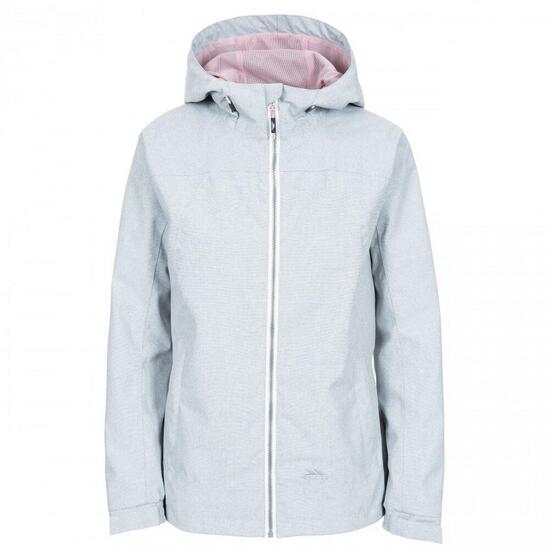 Outdoorjacke Virtual mit Kapuze, wasserfest Damen Grau meliert