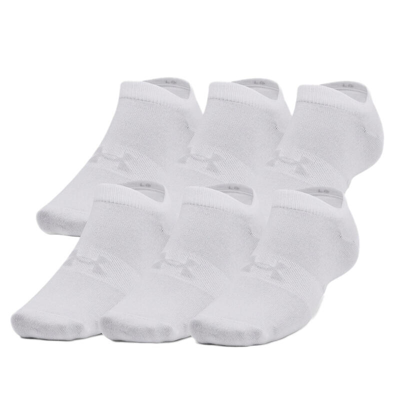 X6 Paires de Chaussette Blanches Mixte Under Armour Essential