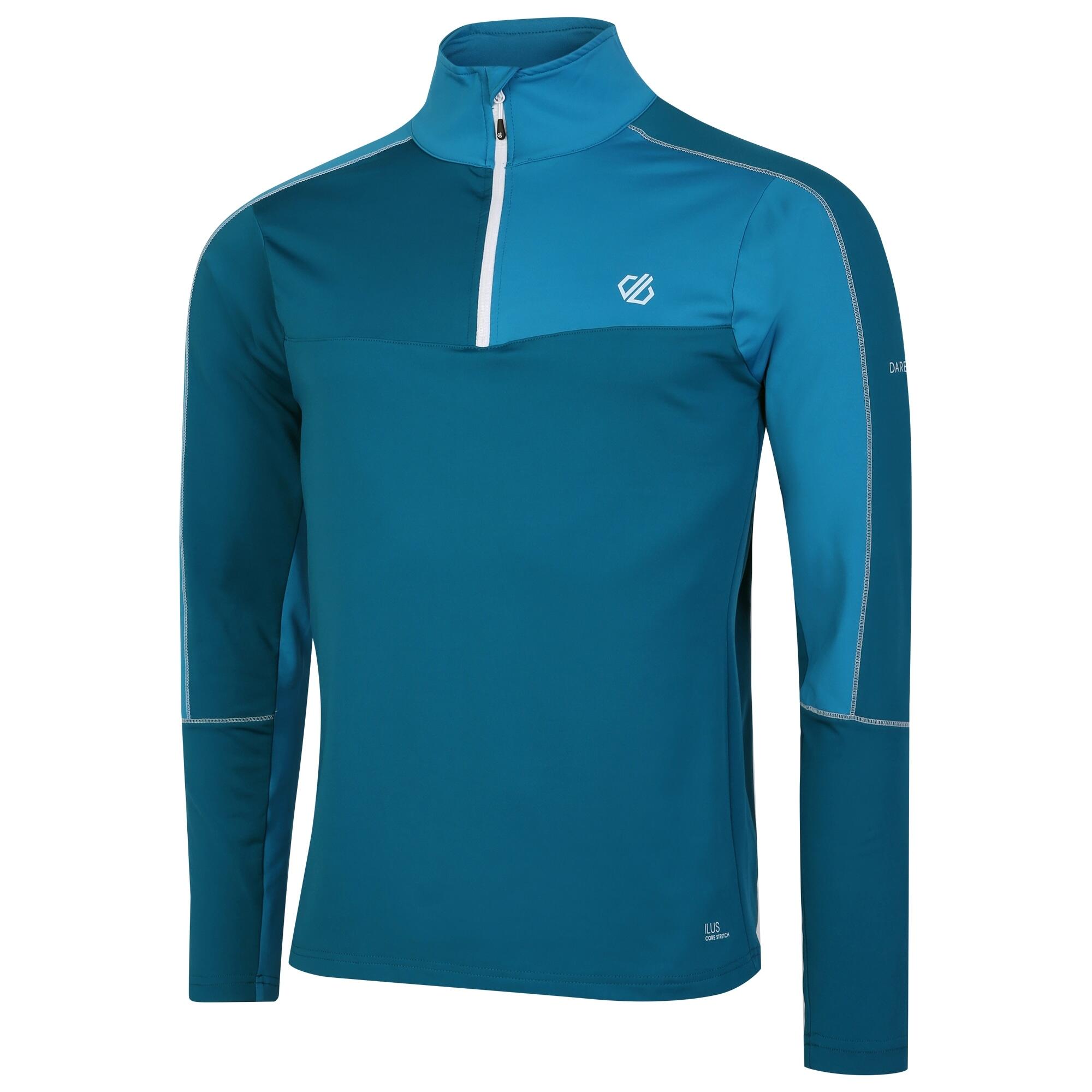 Mens Dignify II Half Zip Base Layer Top (Gulfstream/Fjord) 3/4