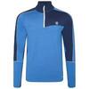 Heren Dignify II Half Zip Base Layer Top (Vallarta Blauw/Maanlicht)