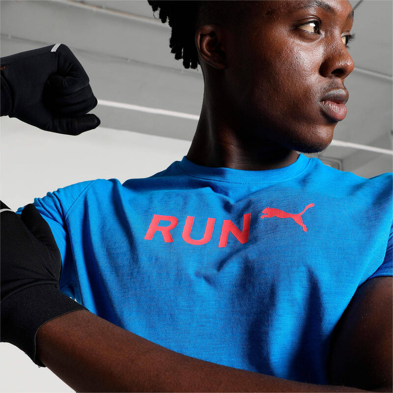 Męska Koszulka Puma Run Z Grafiką Puma Dorosłych
