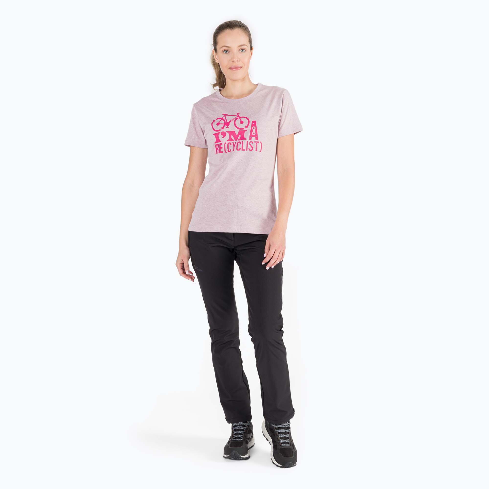 Jack Wolfskin - T-shirt De Trekking Pour Femmes Jack Wolfskin Trail - T-shirt Manches Courtes - Violet - 36 Xs - Decathlon