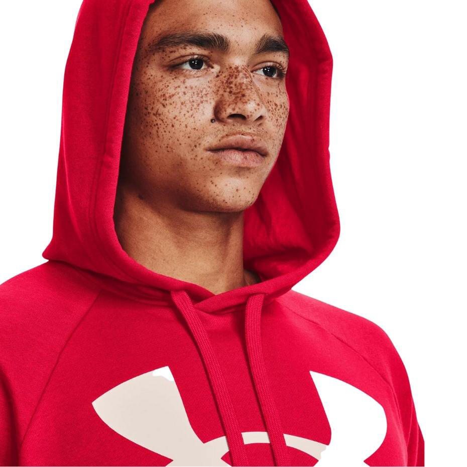 Sweat Homme Sweat Under armour UA RIVAL FLEECE BIG LOGO Rouge Rouge 6/6
