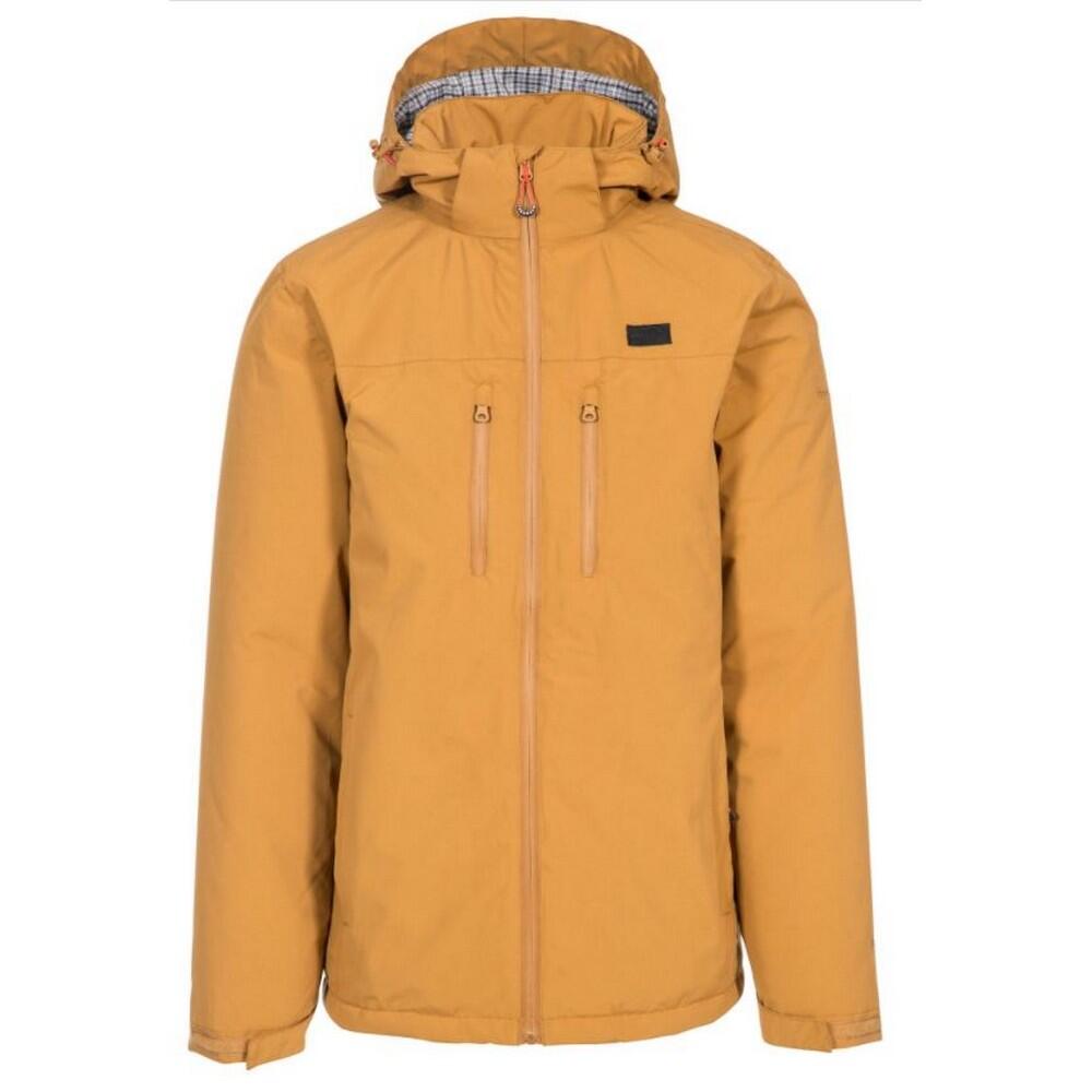 TRESPASS Mens Toffit Waterproof Jacket (Sandstone)