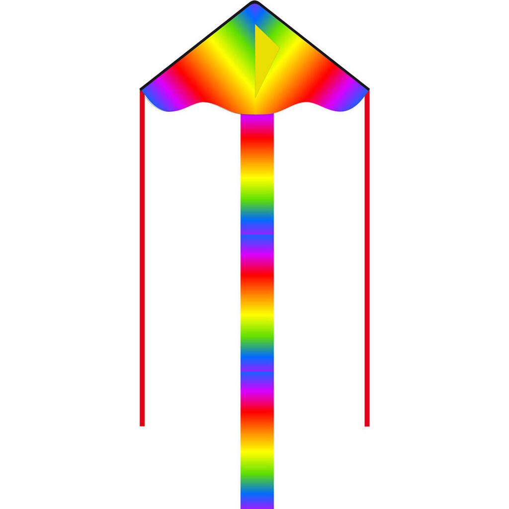 Children's kite HQ Simple Flyer 85 Radiant Rainbow 102132 Rainbow 85 x 42 cm