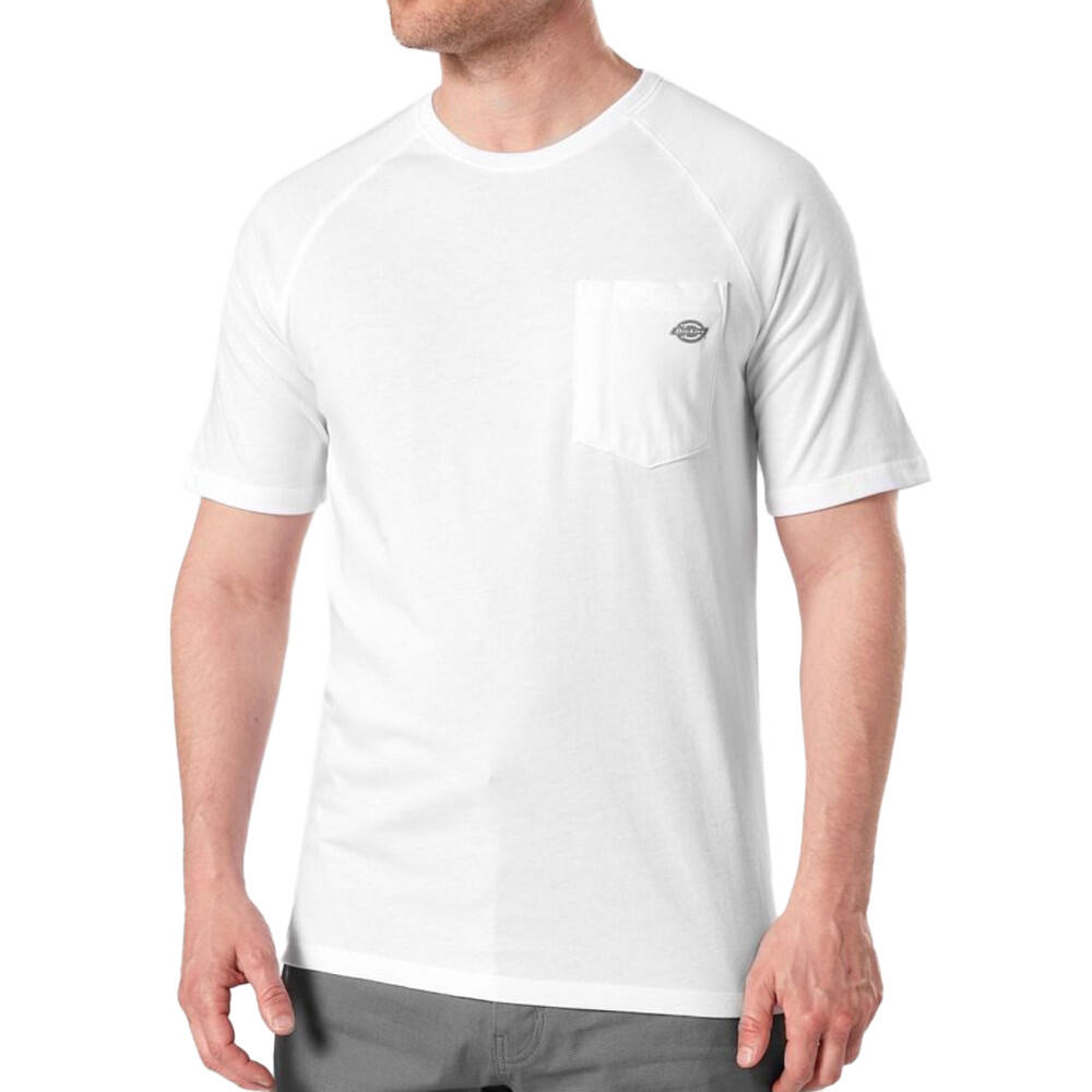 T-shirt branca dickies temp iq para homem