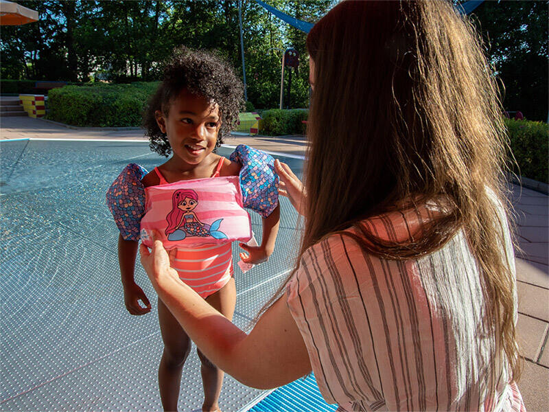 Sevylor Puddle Jumper Deluxe Mermaid Swim Vest | Pink 3/4