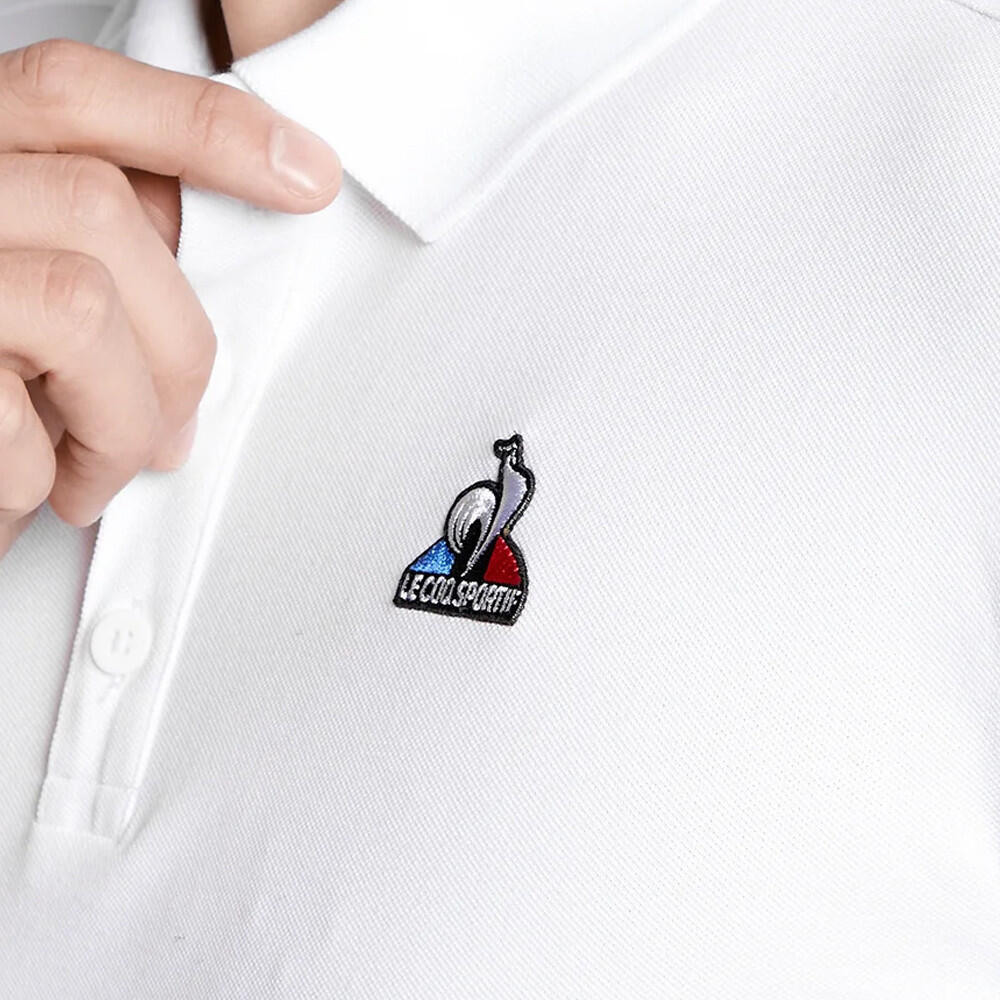 Polo Blanc Homme Le Coq Sportif Essential N°1 3/5