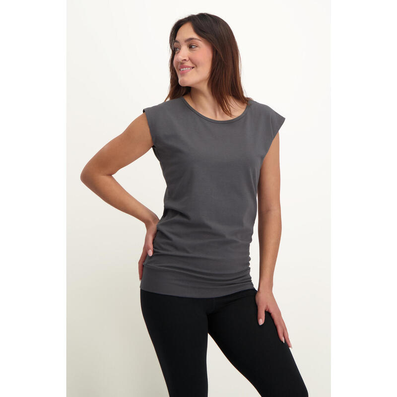 Asane Elegante Yoga Tee - Grijs