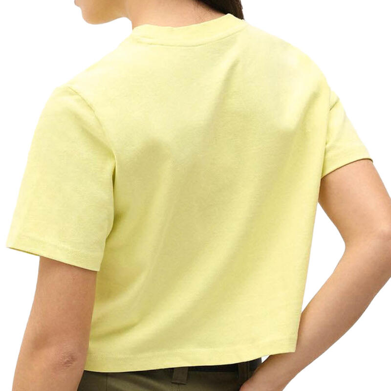T-shirt Vert Crop Femme Dickies Porterdale