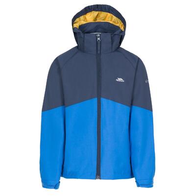 Childrens boys dexterous waterproof rain jacket (marine)