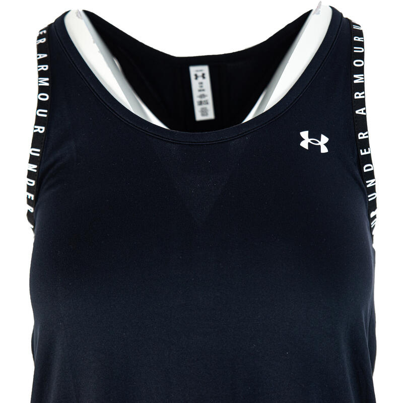 Maiou femei Under Armour Knockout Tank, Negru