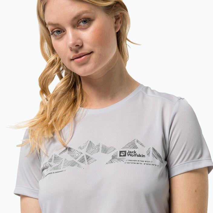 Tricou de trekking pentru femei Jack Wolfskin Crosstrail Graphic