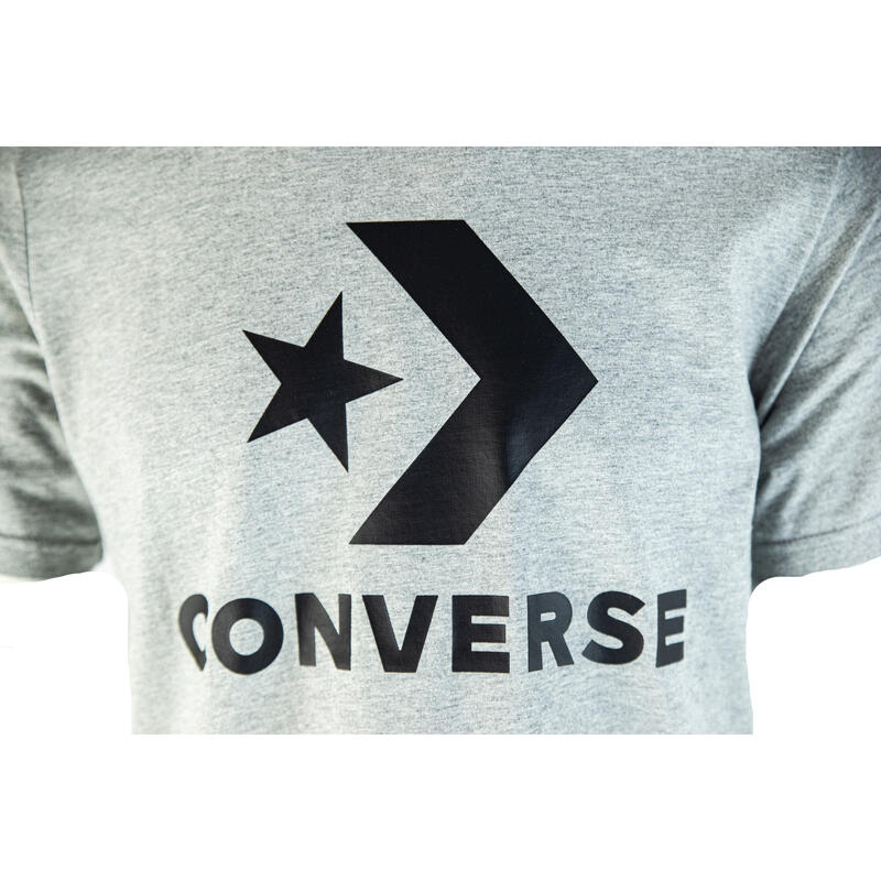 Póló Converse Logo Chev Tee, Szürke, Unisex
