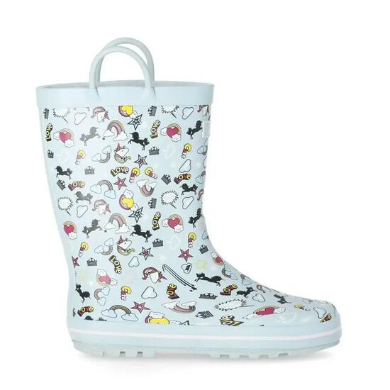 Bottes De Pluie STARRYTON Unisexe (Bleu Pâle)