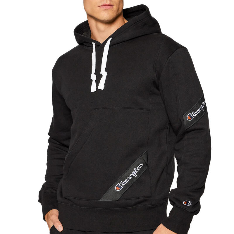 Sweat à capuche Noir Homme Champion 216549