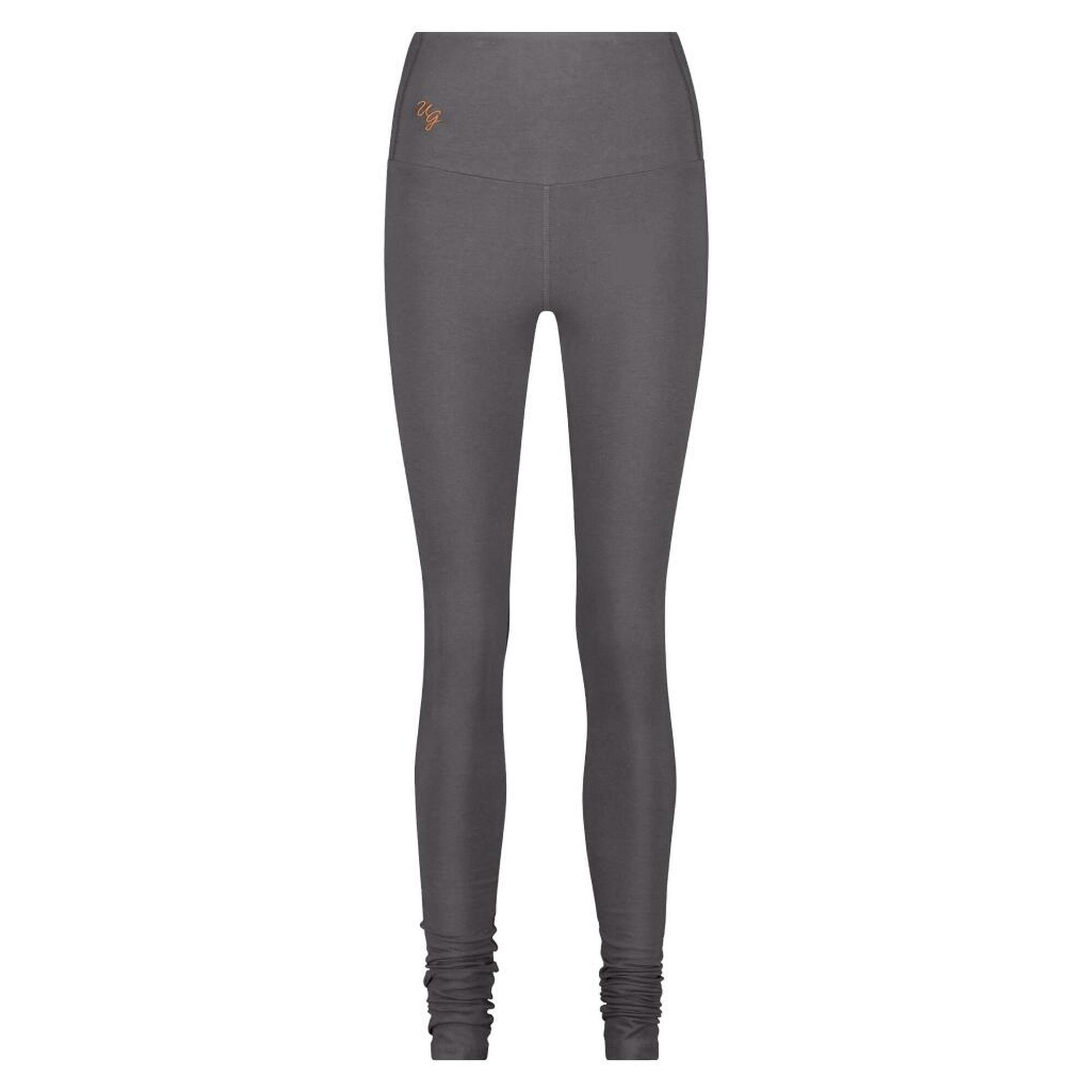 Legging de Yoga Gaia - Legging tendance taille haute  - Gris Carbon