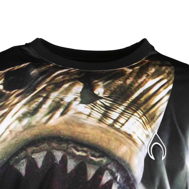 T-Shirt Nytrostar T-Shirt Met Haaienprint Volwassenen
