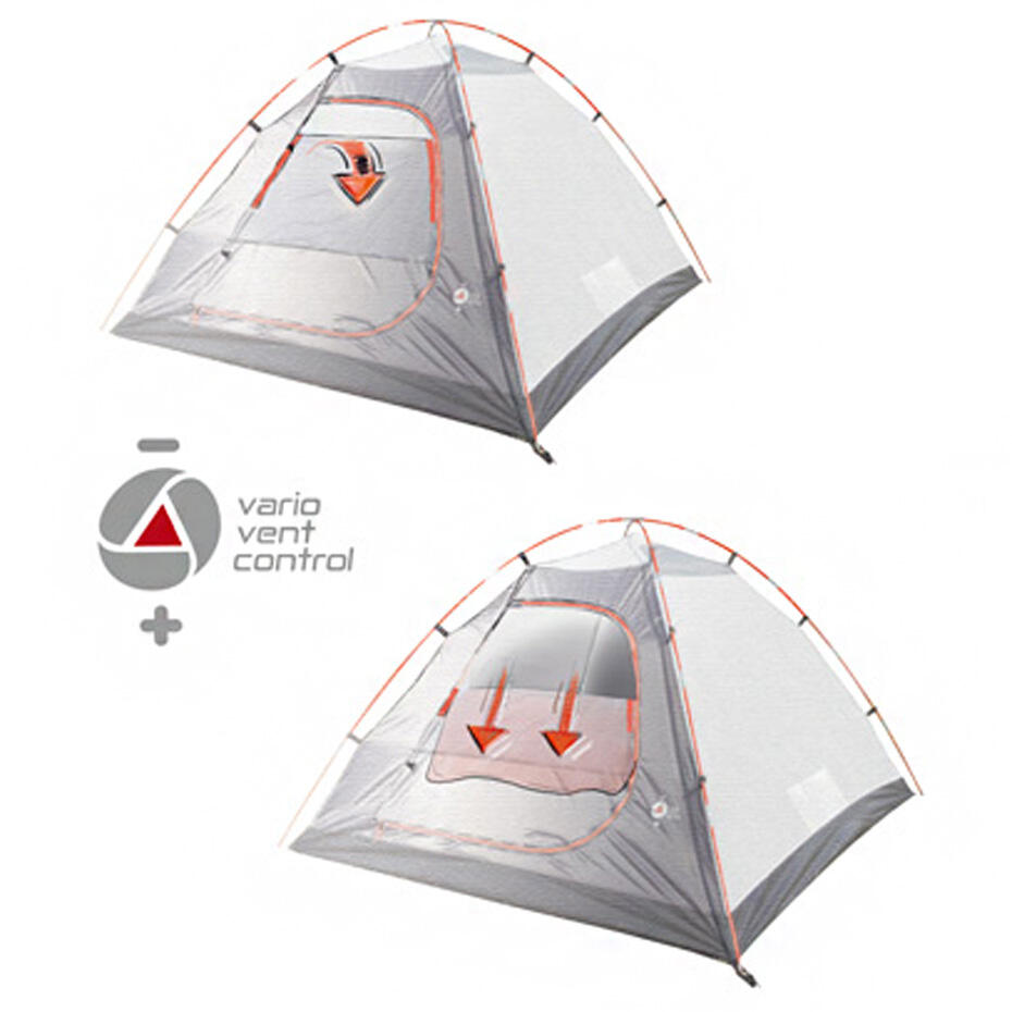 Tenda da trekking Atmos 2-3 persone tunnel Campeggio famiglia vestibolo 6/8