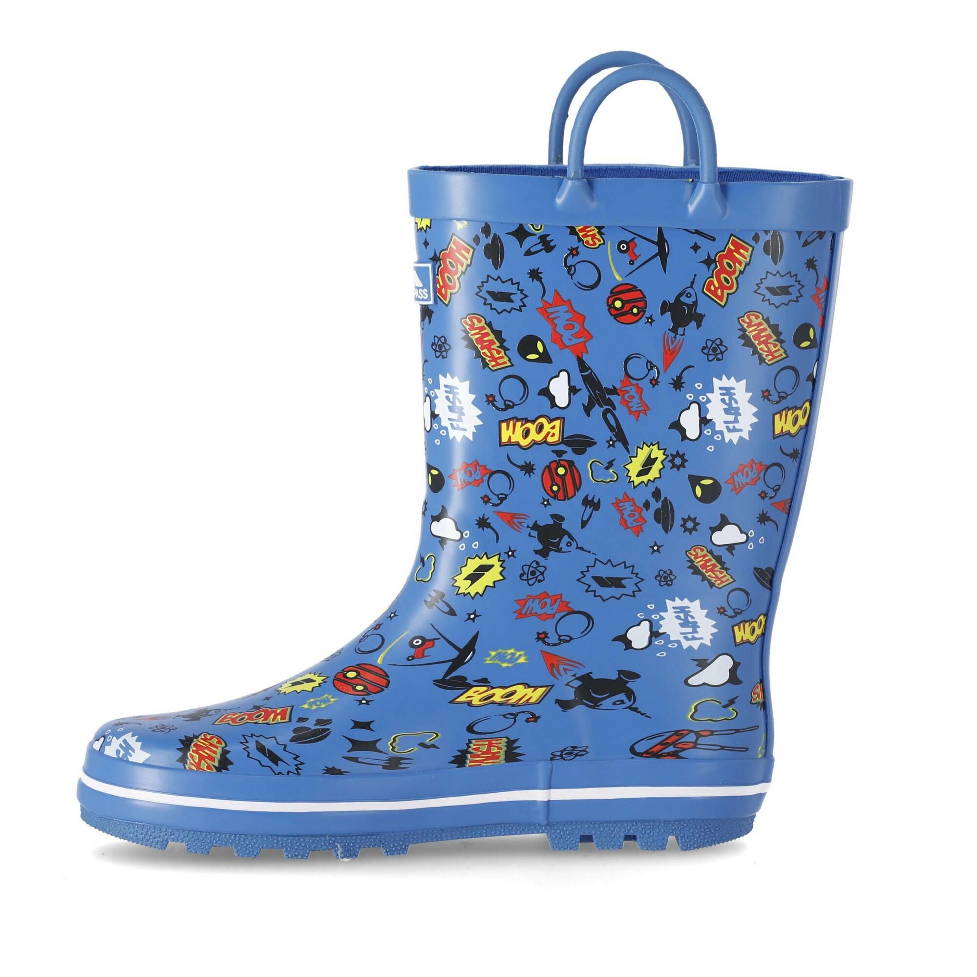 Gummistiefel Apolloton Kinder Cosmic-Blau 2/5