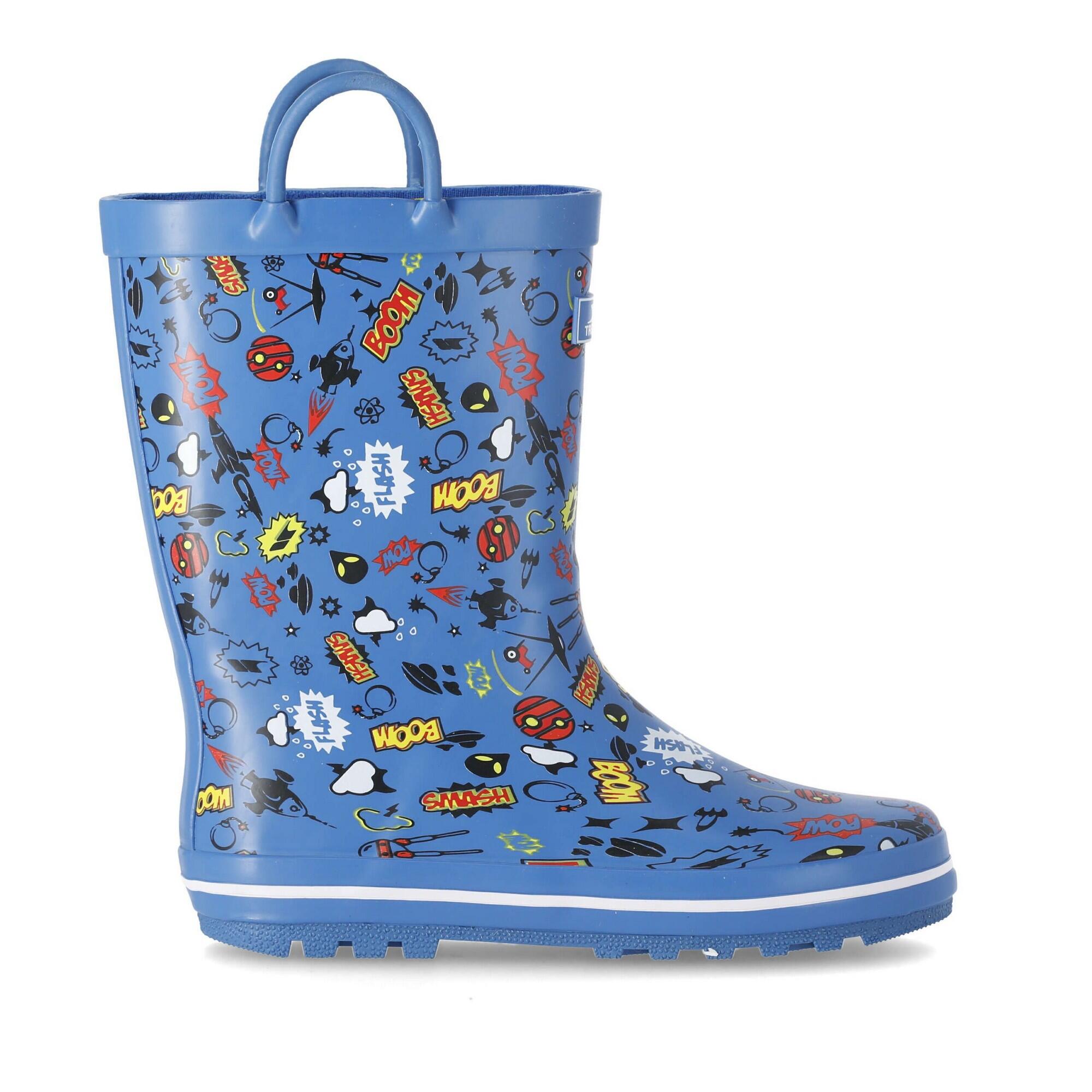 Gummistiefel Apolloton Kinder Cosmic-Blau 3/5