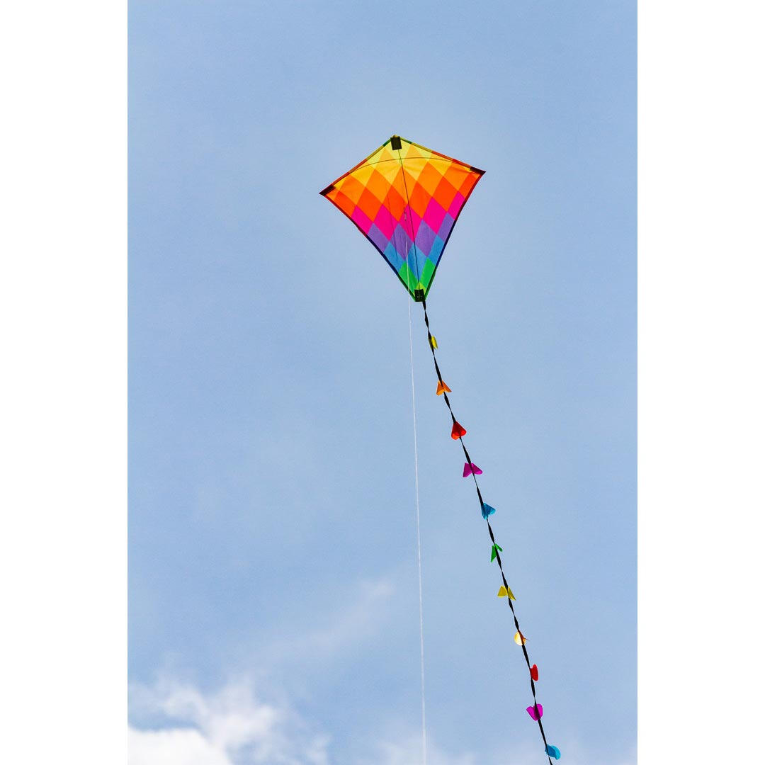 Kinderdrachen HQ Eddy 50 Rainbow Patchwork 102106 Regenbogen 45 x 50 cm 4/4