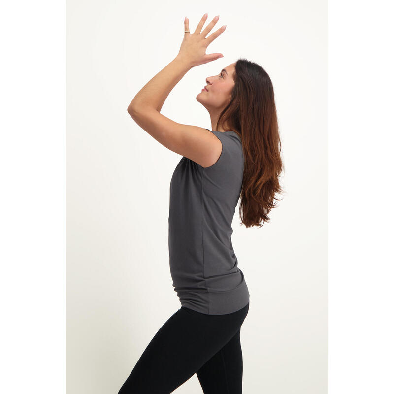 Asane Elegante Yoga Tee - Grijs