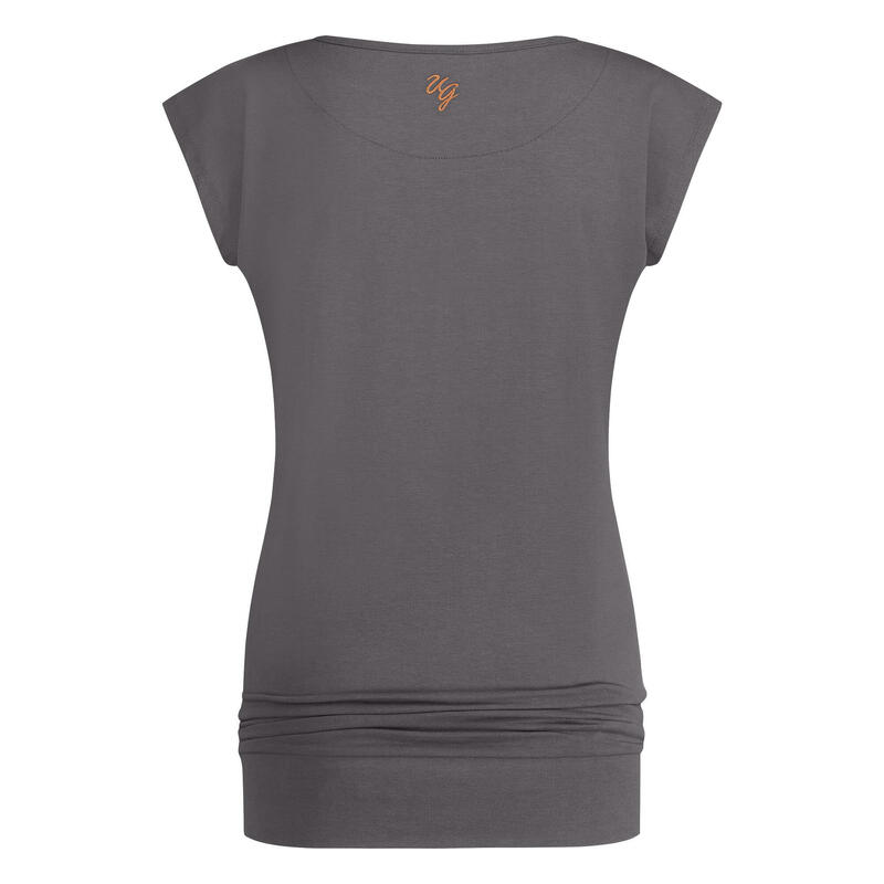 Asane Elegante Yoga Tee - Grijs