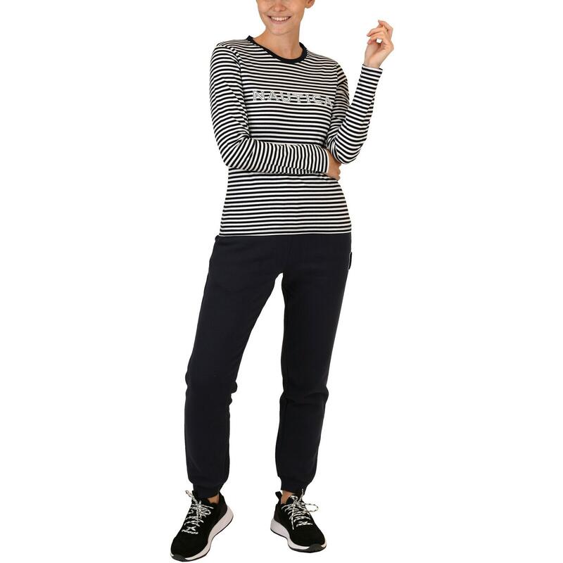 Blusa Nautica Inari LS T-Shirt, Multicolor, Mujer