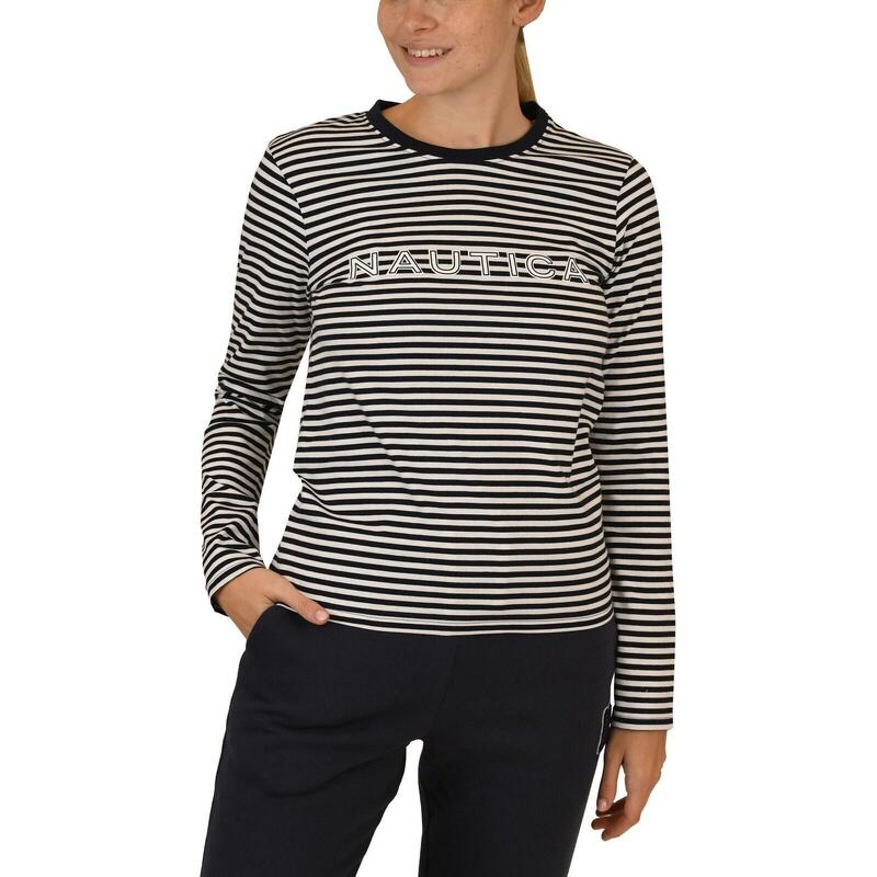Blusa Nautica Inari LS T-Shirt, Multicolor, Mujer