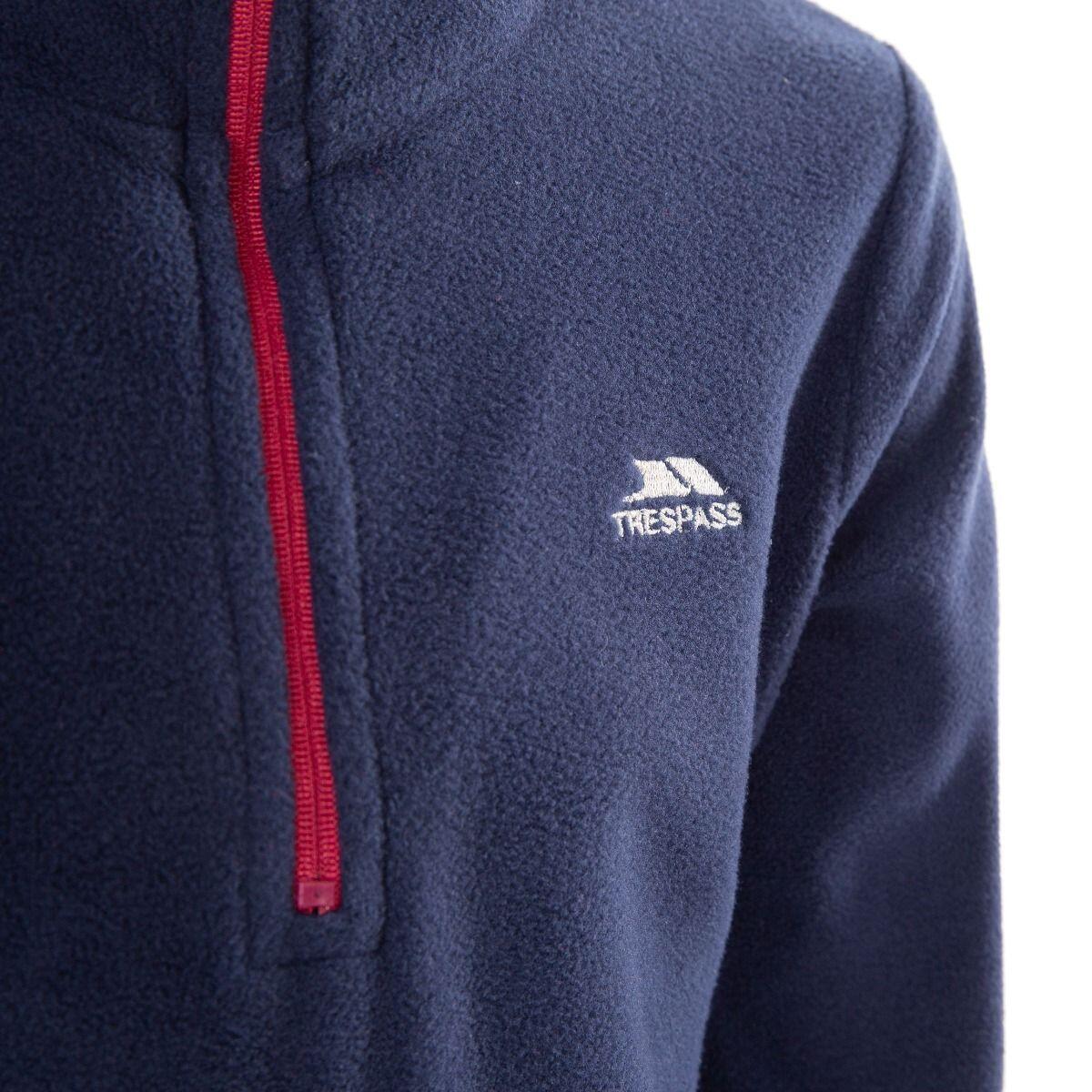Kinder Microfleecepullover Sybil Mädchen Marineblau/Himbeere 3/5