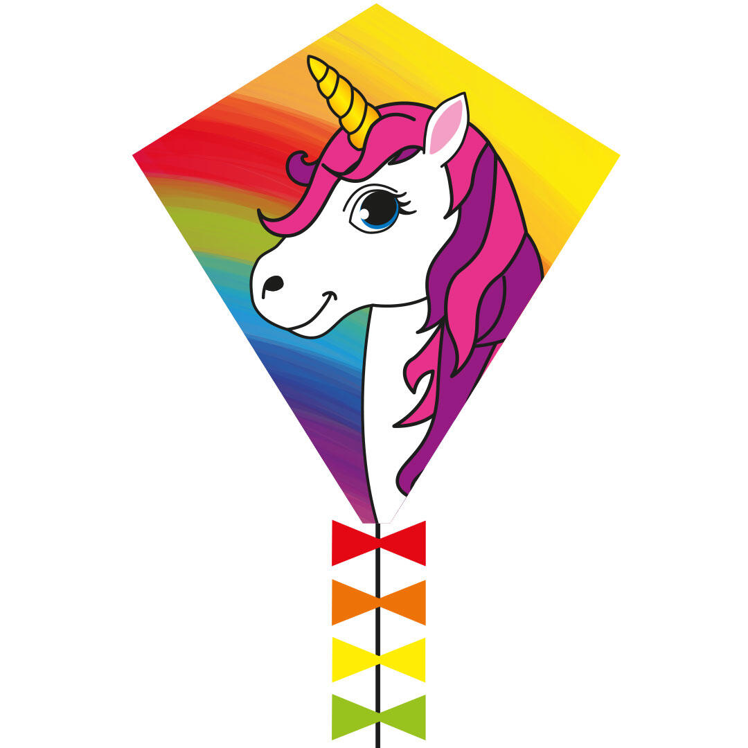 HQ POWERKITES HQ Kindervlieger Eddy Unicorn 50cm