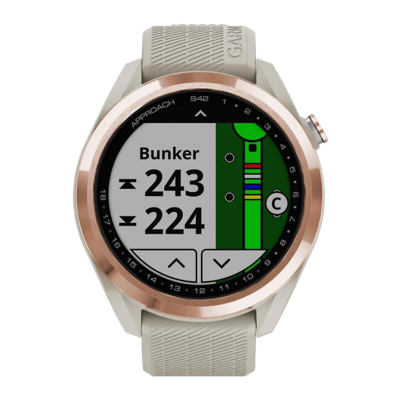 Reloj Garmin S42 Golf con GPS, Adultos Unisex, Beige