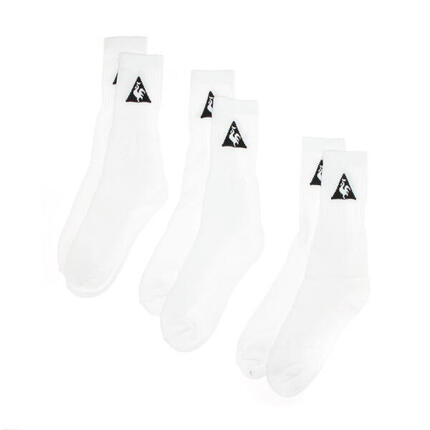 X3 Paires de Chaussettes Blanches Homme Le Coq Sportif K6018