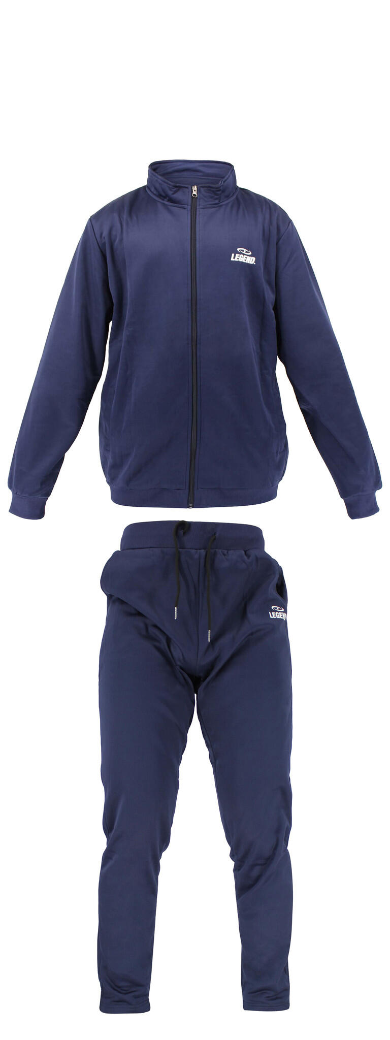 LEGEND SPORTS joggingpak fleece Heren/Dames Blauw Legend Fitness en Hardlopen