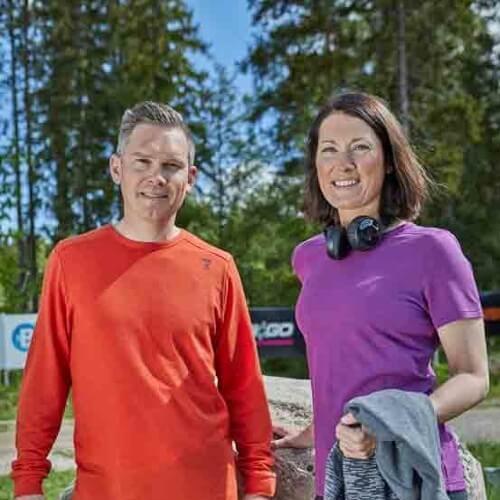 Trui lange mouwen shirt Leo voor heren van merino wol - Oranje