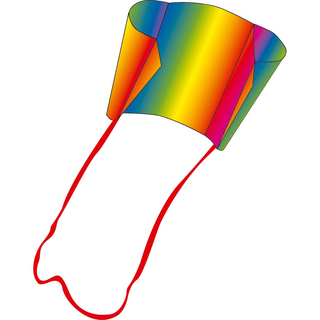 HQ POWERKITES HQ Kindervlieger Pocket Sled Rainbow