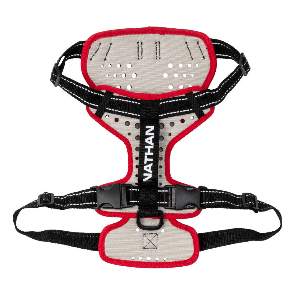 NATHAN Hondenharnas met riem voor lopers - K9 Series ZWART