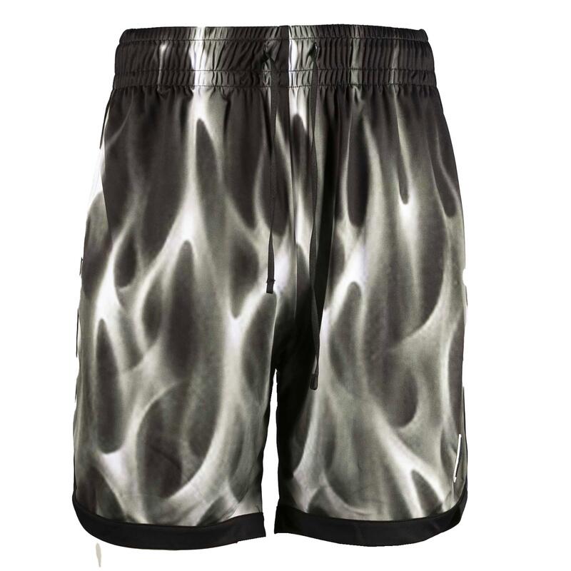 Nytrostar Short Met Grijze Brandprint Volwassenen