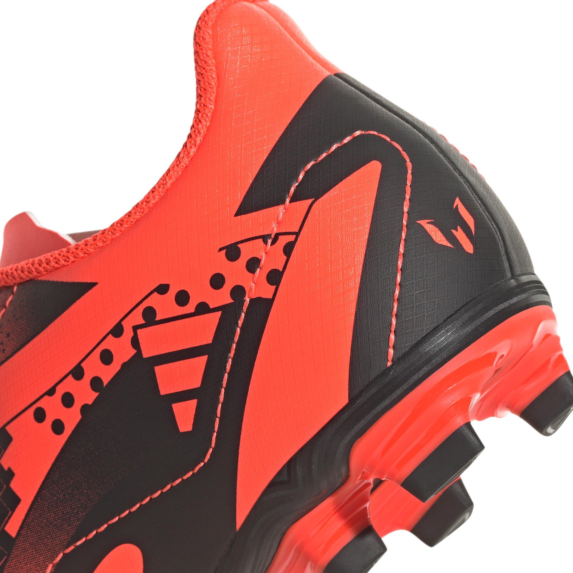 Botte de football enfants adidas X Speedportal Messi.4 Orange/Noir 5/5