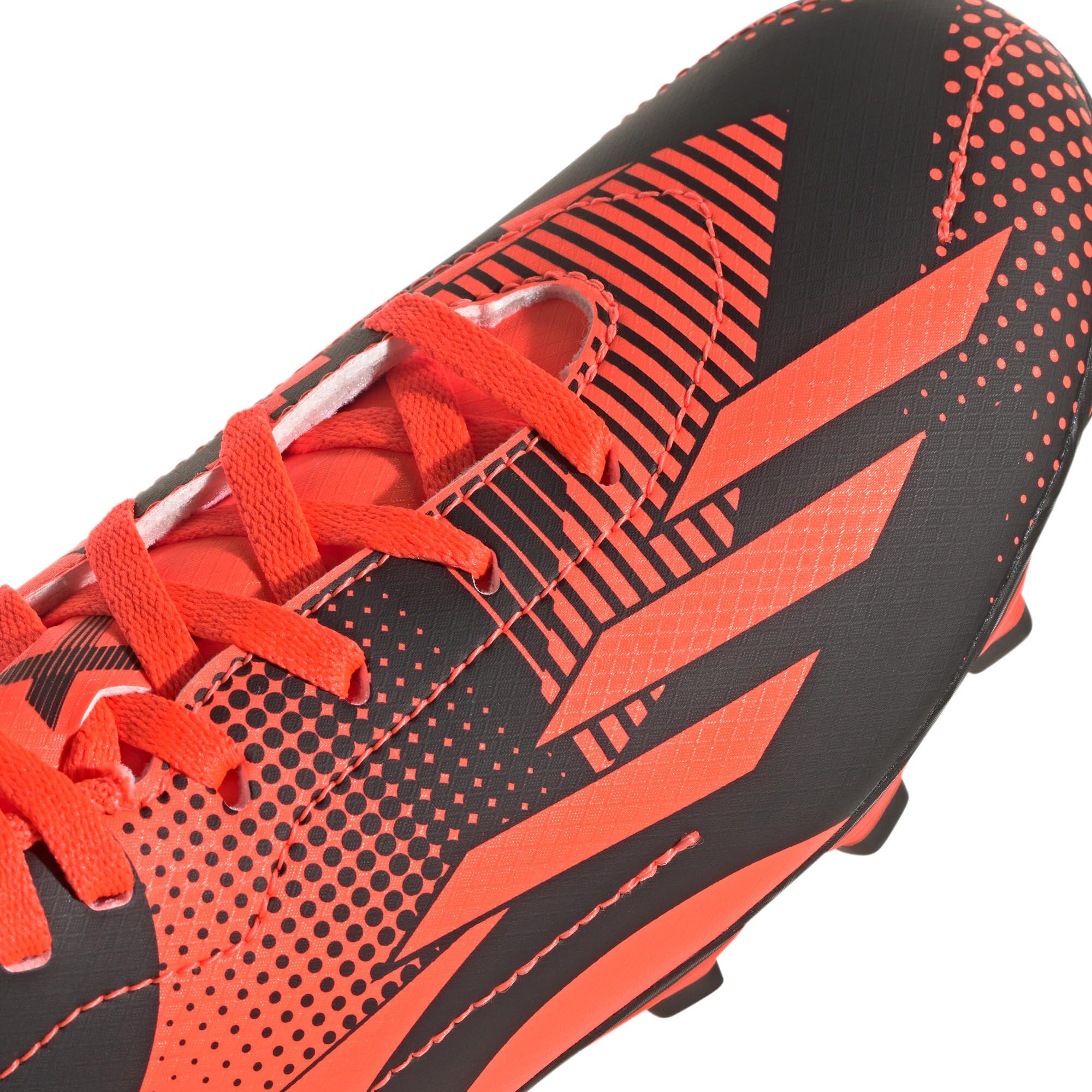 Botte de football enfants adidas X Speedportal Messi.4 Orange/Noir 4/5
