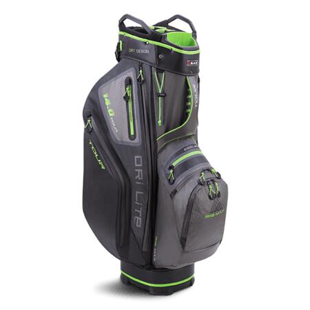 BIG MAX Sac De Golf  Dri Lite Tour Cartbag Charbon  Lime Gris