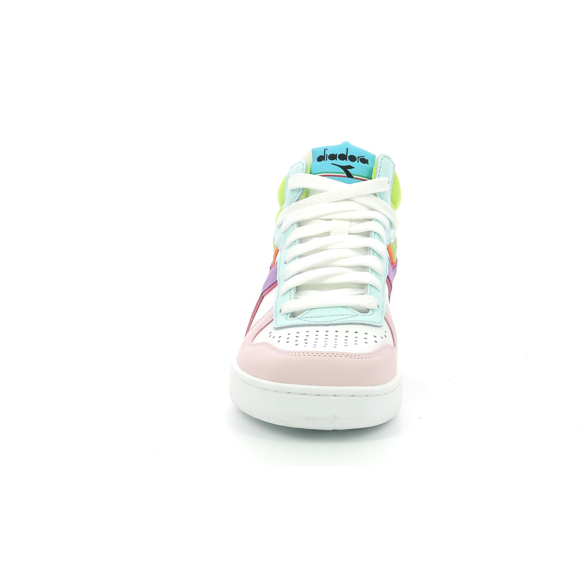 Diadora Magic Basket Demi Wn 501.188552 01 C9736 White/Potpourri/Blue Gras 5/6