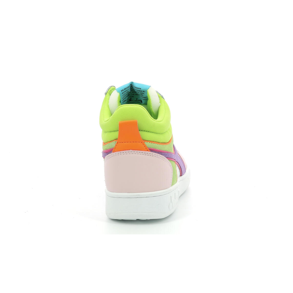 Diadora Magic Basket Demi Wn 501.188552 01 C9736 White/Potpourri/Blue Gras 3/6