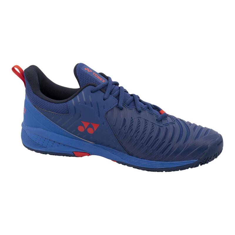 YONEX POWER CUSHION SONICAGE 3 CLAY Calçados vermelho-marinho